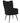 Scaun de relaxare, negru, catifea
